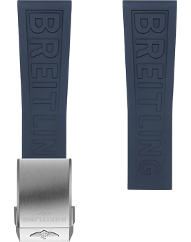 Breitling Diver Pro gummiband blå 24 mm viklås