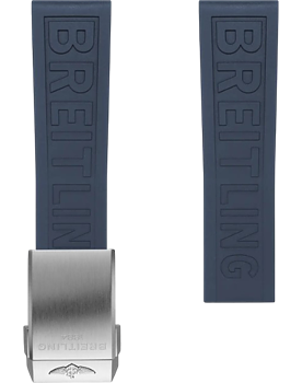 Breitling Diver Pro gummiband blå 22 mm viklås