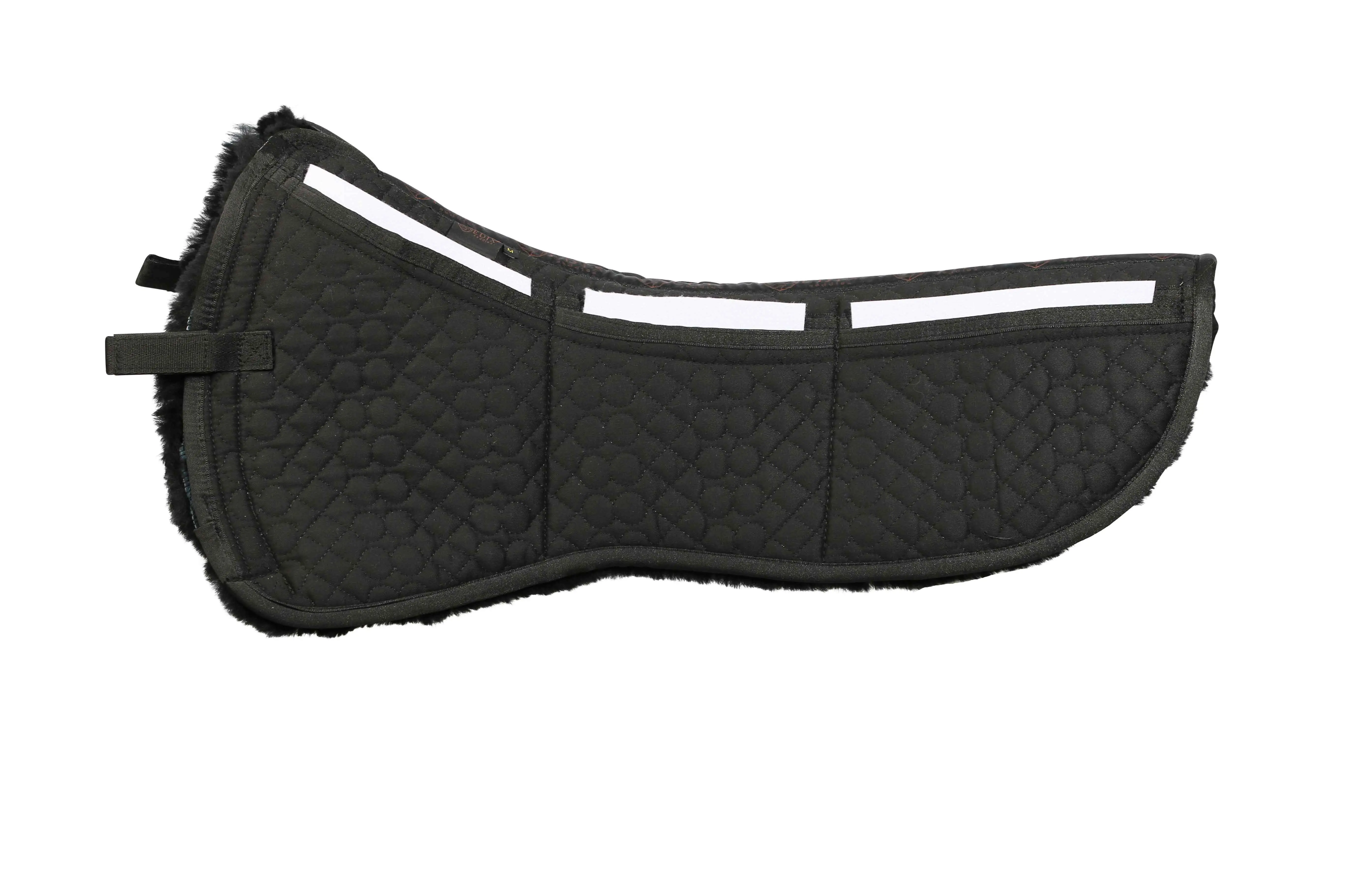 EDIX® Halfpad / Correction pad, genuine Merino wool incl. pad, black - 14