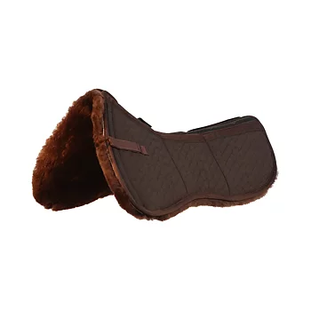 EDIX® Halfpad / Correctionpad med äkta Merinoull (inkl. lägg) - brun