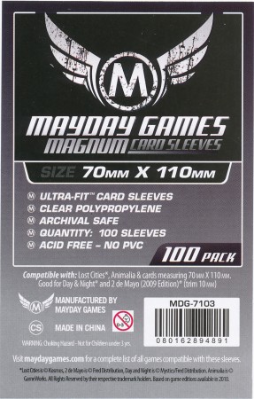 Magnum Ultra-Fit™ Card Sleeves for "Lost Cities" - 70 x 110 mm - 100 Pack