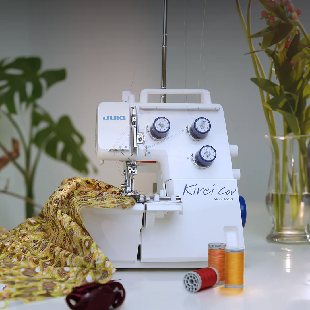  JUKI MCS-1800 Kirei. Coverstitch och kedjesöm. Fållvikare ingår! - 2
