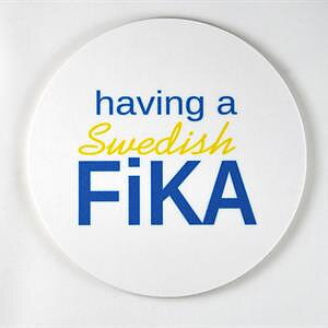 Glasunderlägg - Having a Swedish Fika