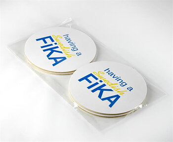 Glasunderlägg - Having a Swedish Fika