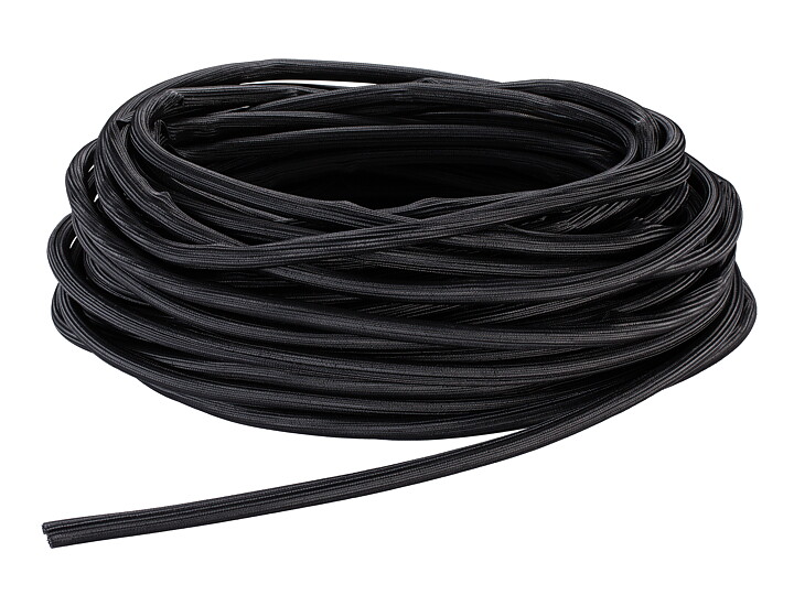 M Universal Cable Sock Self Wrap Basic 19mm Black 50m