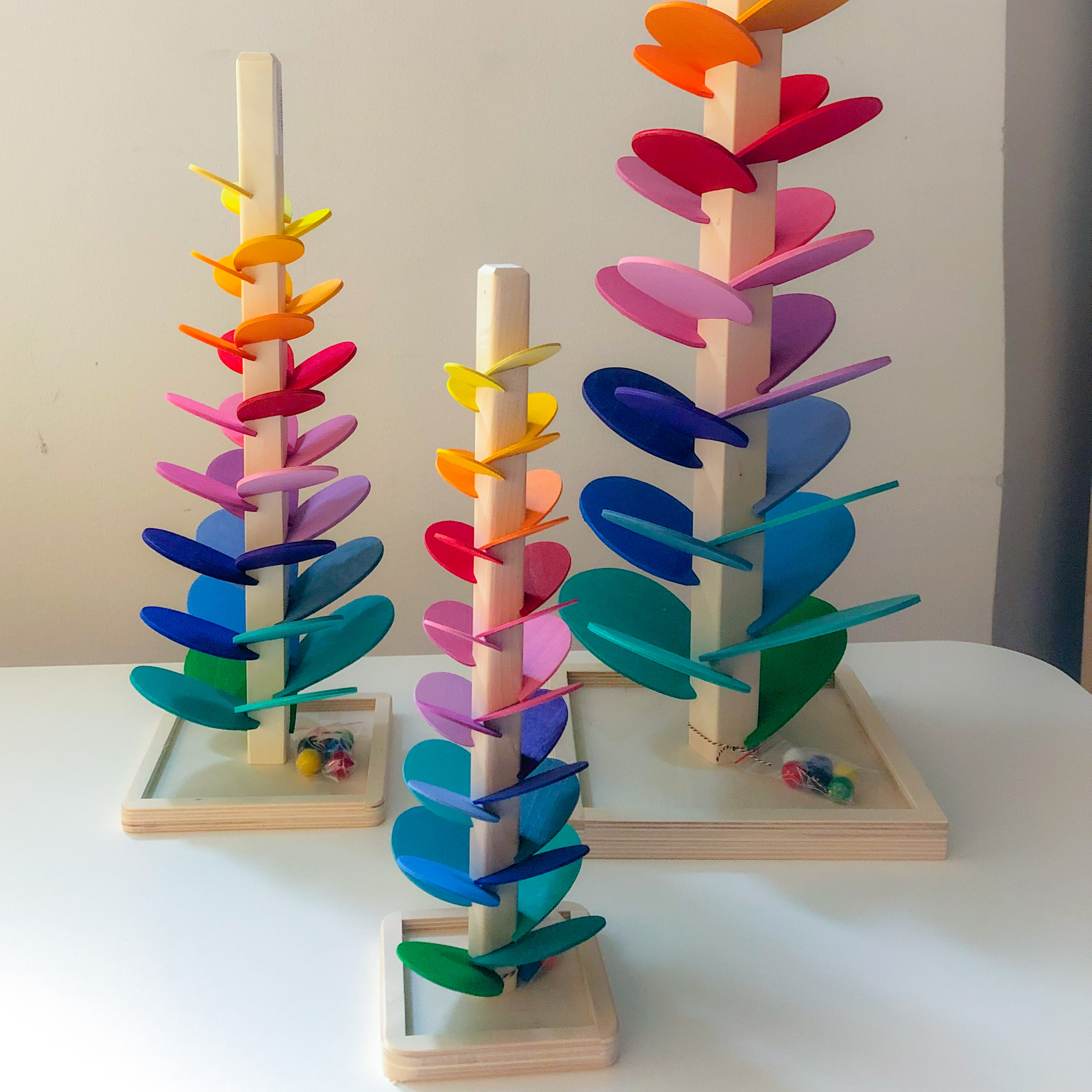 Magic Wood Klangträd Waldorf   - Musikalisk kulbana  i trä Liten 46 cm - 3