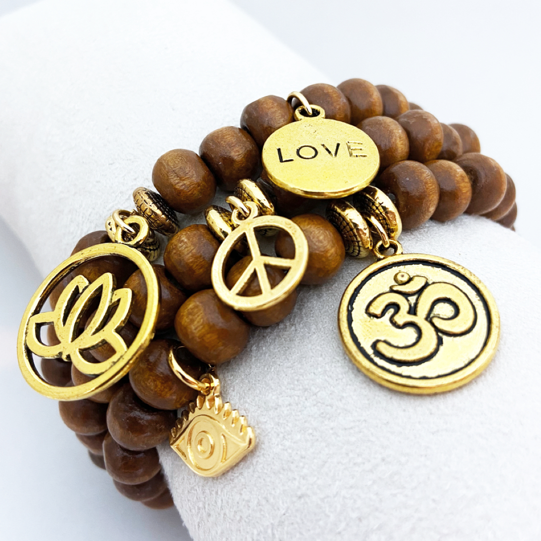 Yogaarmband Love yoga & lotus - 2