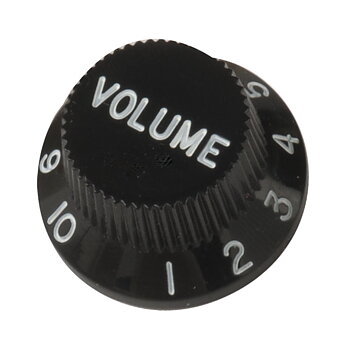 Volume Knob For Strat, Black (Metric size)