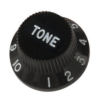 Tone Knob For Strat, Black (Metric size)