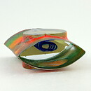 Kjell Engman (2010) Orange Sculpture with Heart and Handshake 14 cm