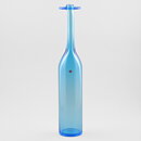 Oiva Toikka (1990s) Blue Bottle Vase 36 cm (Limited) <with Box>