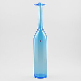 Oiva Toikka (1990s) Blue Bottle Vase 36 cm (Limited) <with Box>
