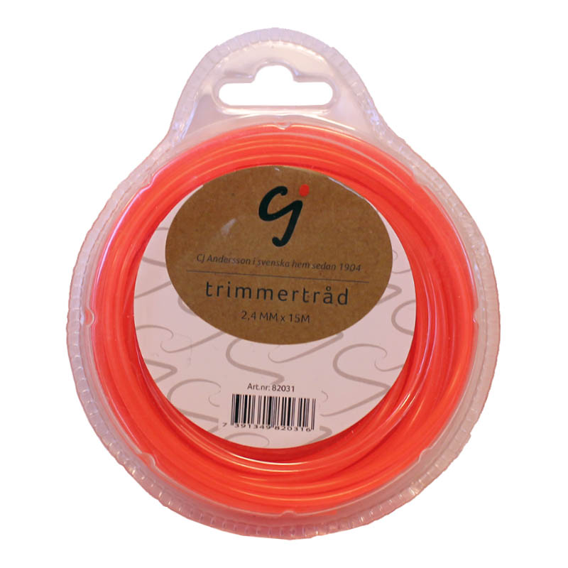 Trimmertråd 2,4 mm x 15 m.