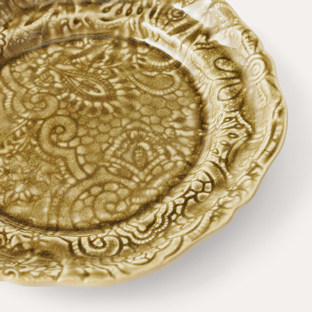 Sthål Rund Assiette Sand Arabesque