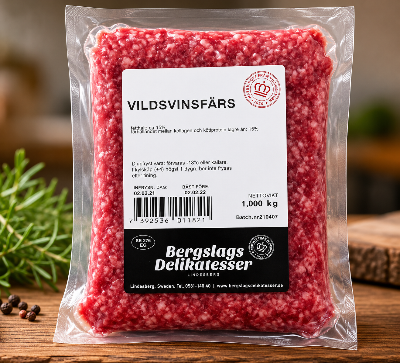 Vildsvinsfärs.