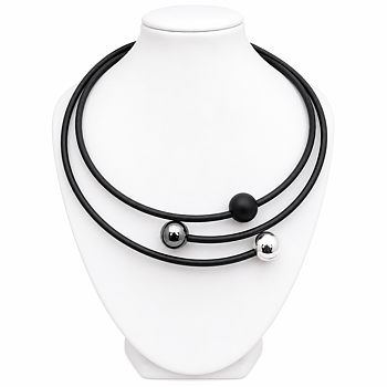 Mimmi Halsband  Silver  Onyx Hematit