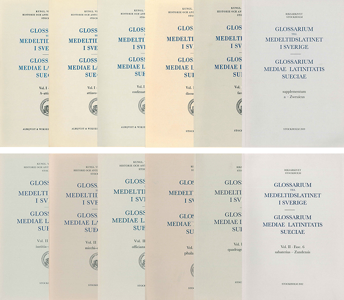 Glossarium till medeltidslatinet i Sverige – Paket