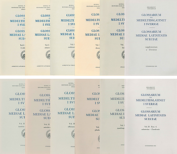 Glossarium till medeltidslatinet i Sverige – Paket