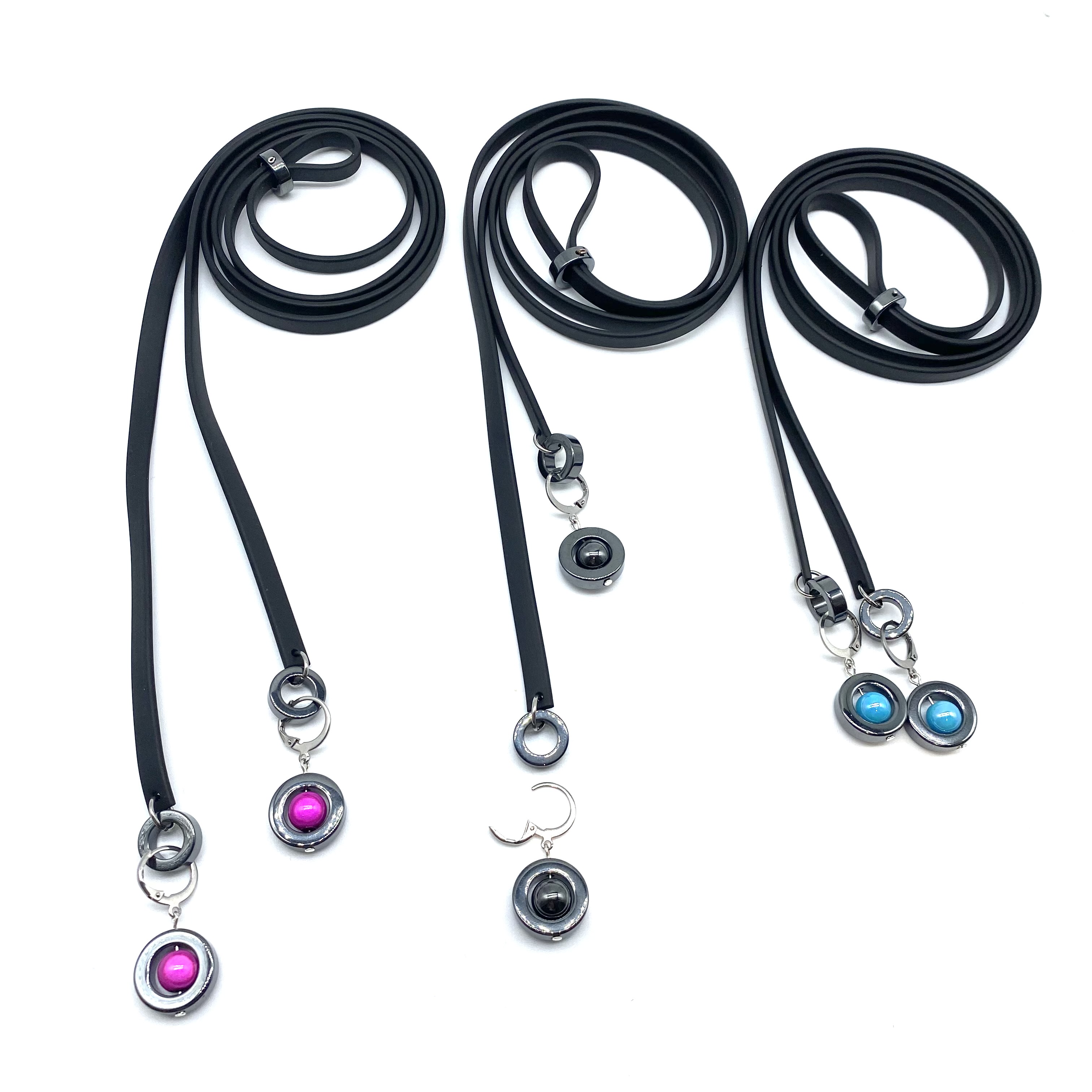 Nancy Earrings/Necklace  10 colors - 3