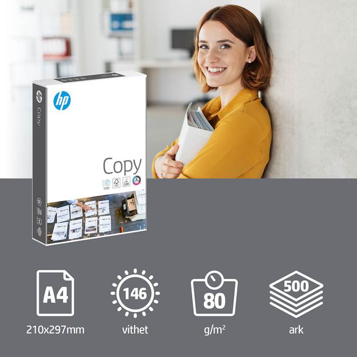 Papper HP Copy A4 80g 500/fp - 6