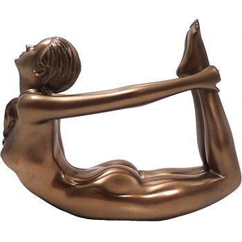 Statyett: Body Talk Yoga - Dhanurasana (Bow Pose) 13 cm