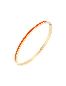 Poppy mini bangle, orange gold