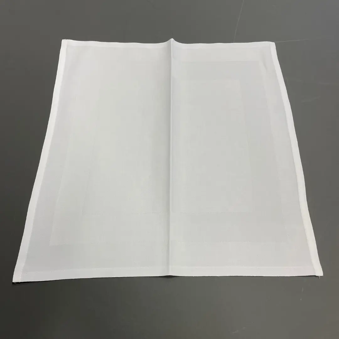 Linneservett 50x50cm, vit - 2