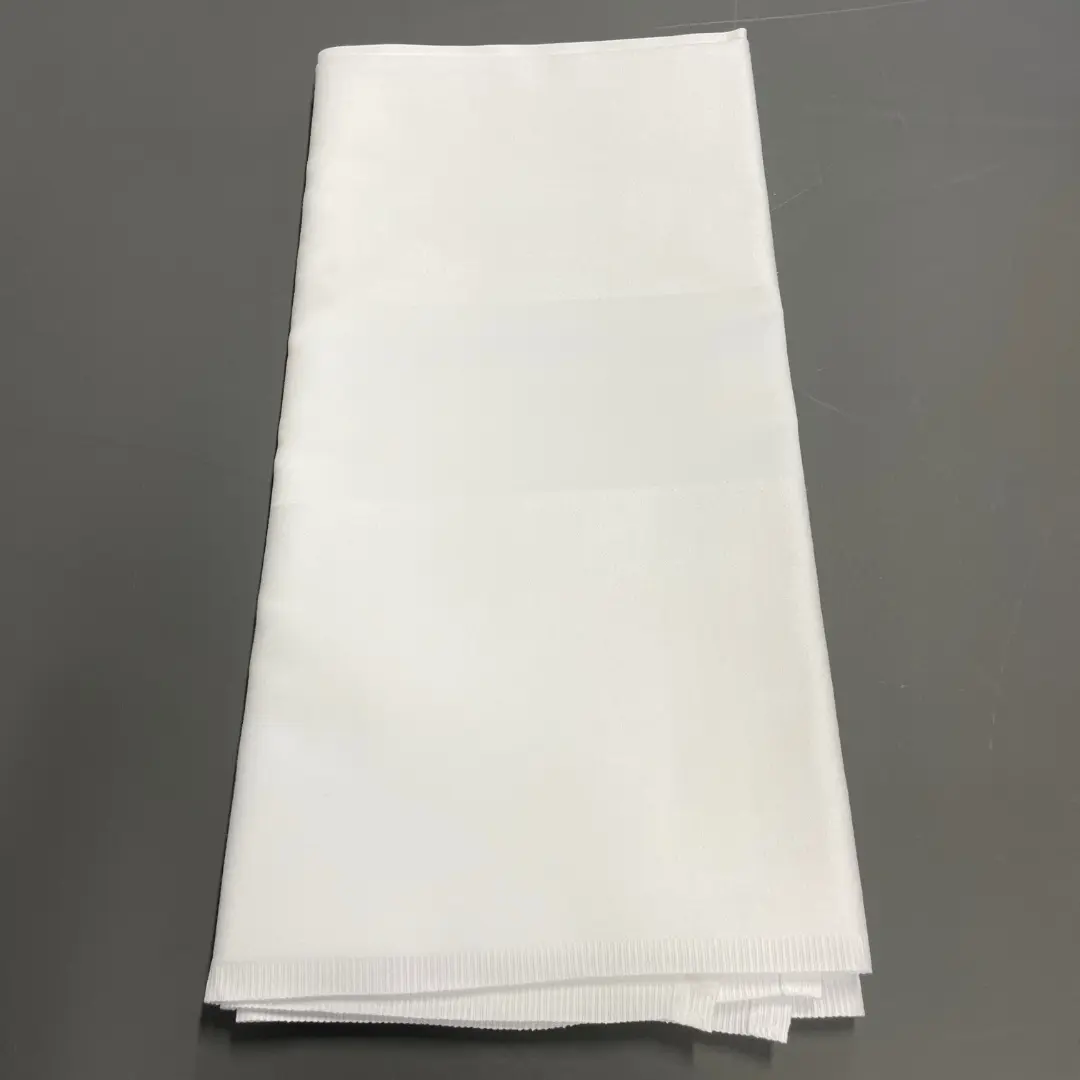 Linneduk 220x220cm, vit