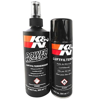 K&N Air filter cleaning kit: spray bottle