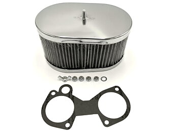 Ilmansuodatin kromi: 90mm Weber DCOE