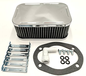 Luftfilter krom: 65mm Weber DFEV