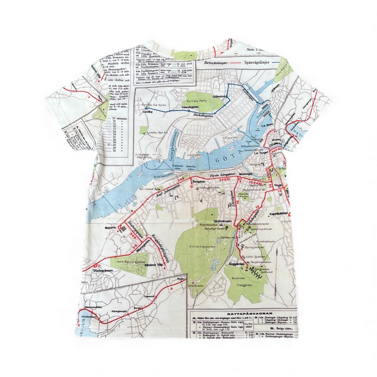T-shirt spårvagnskarta - 4