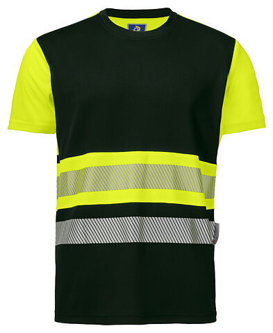 T-shirt HV Klass 1 gul/svart