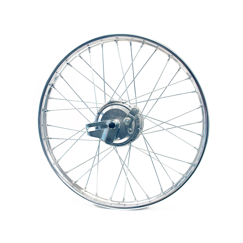 Takapyörä täydellinen 19" Leleu 100 mm:n napalla, Crescent 1210, mutta voi sopia myös muihin MCB-rattaisiin - 2