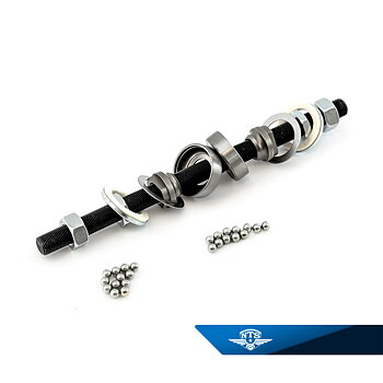 Reparatursatz Union Hinterradnabe 100 mm Husqvarna und Rex - M12x1, 215mm