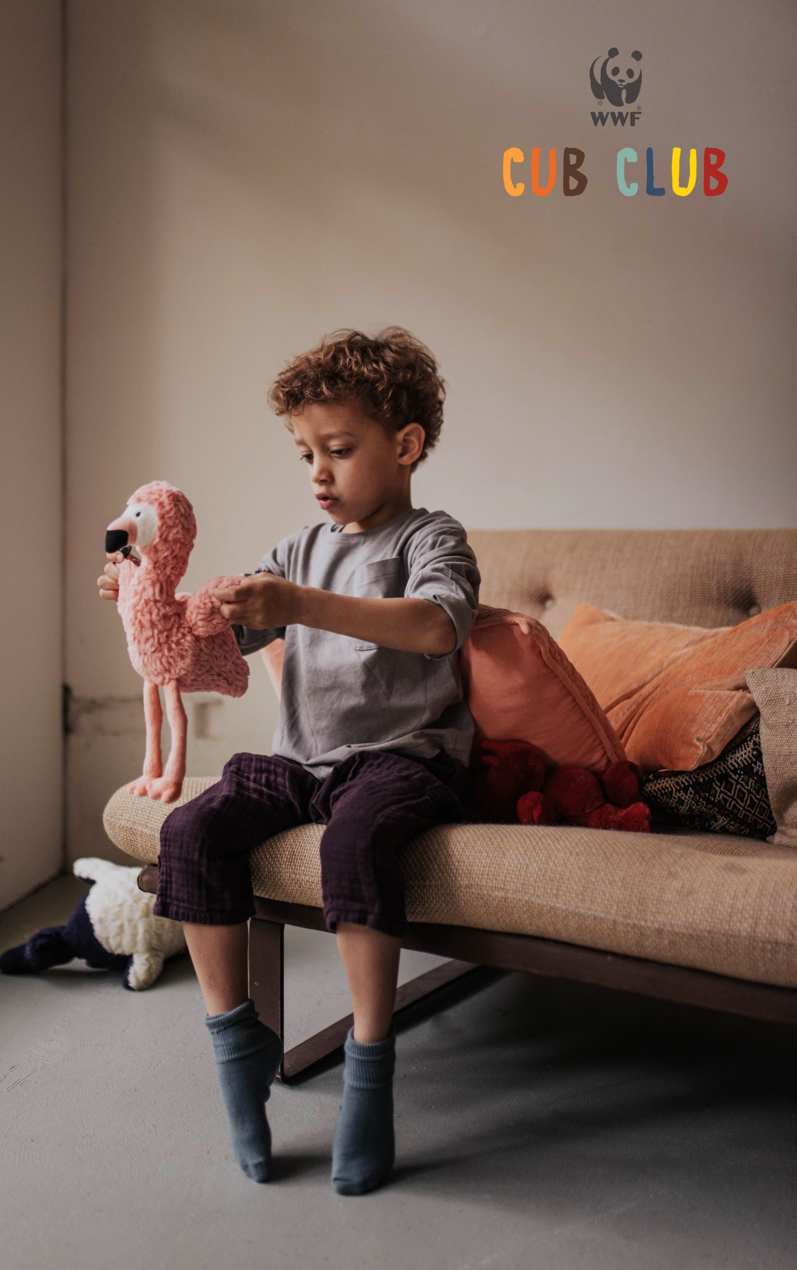 WWF mjukt gosedjur Flamingo - 3