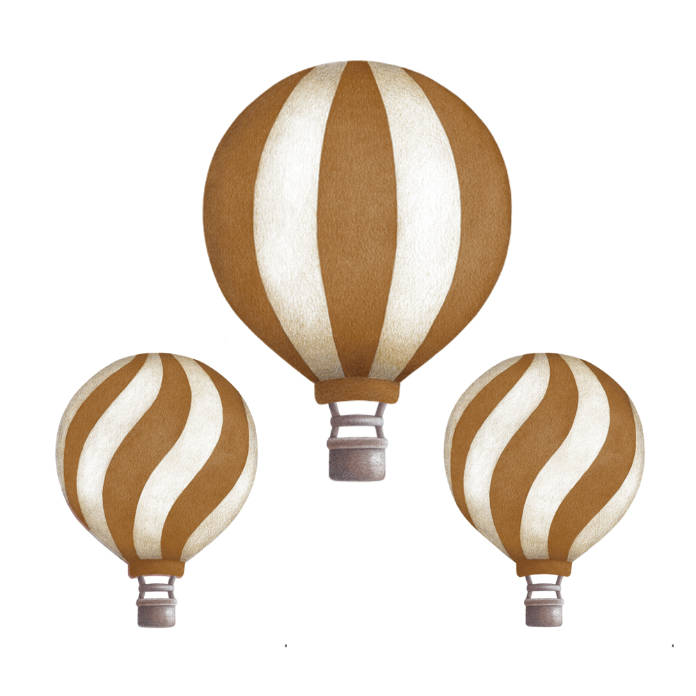 Senapsgula Vintage Luftballonger