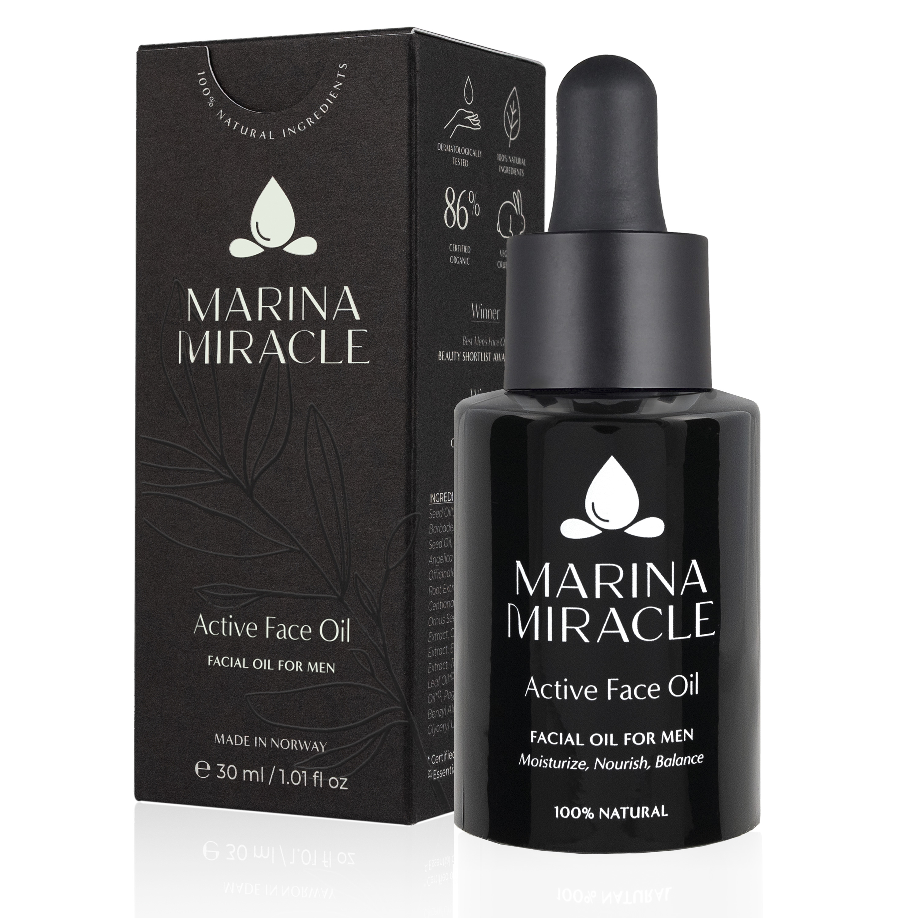 Marina Miracle Active Face Oil 30ml - 2