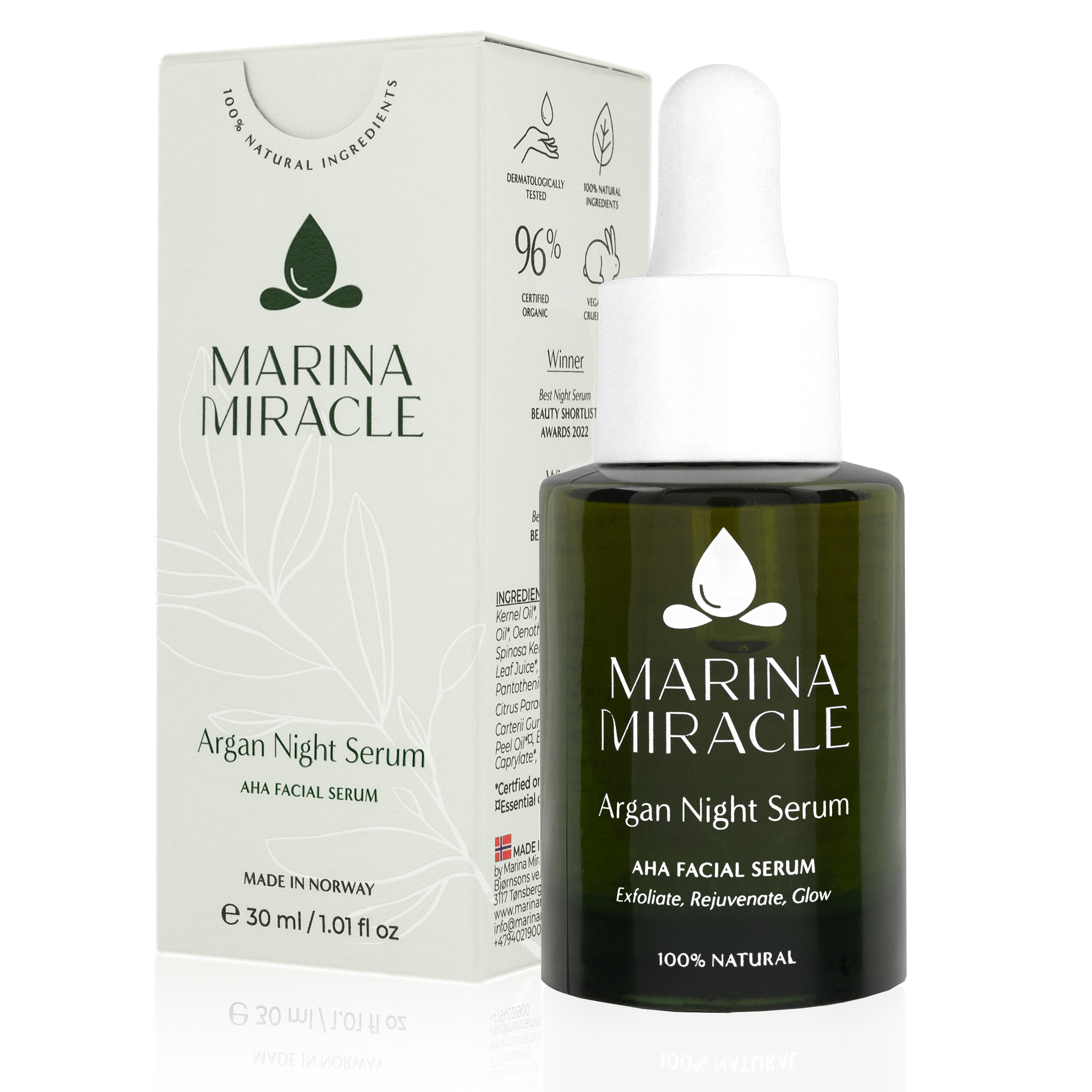 Marina Miracle Argan Night Serum 30ml - 2