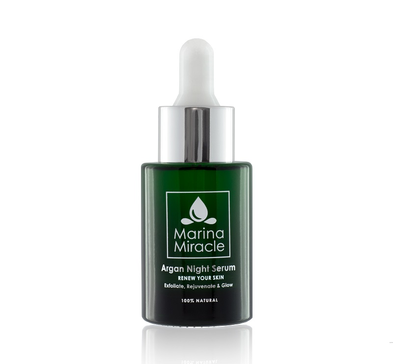 Marina Miracle Argan Night Serum 30ml - Nattserum AHA-syra