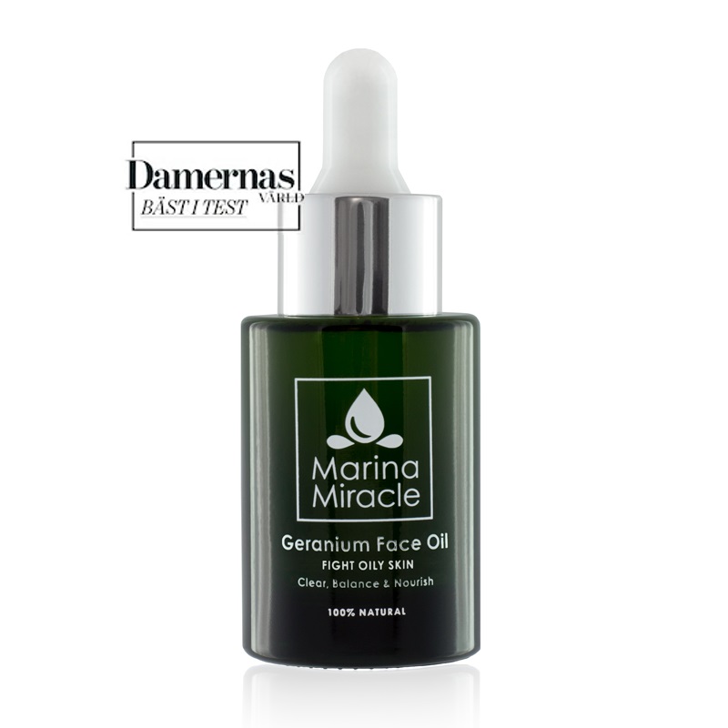Marina Miracle Geranium Face Oil 30ml - Ansiktsolja fet hud