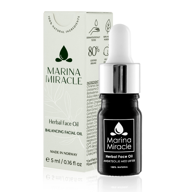 Marina Miracle Herbal Face Oil 5ml - 2