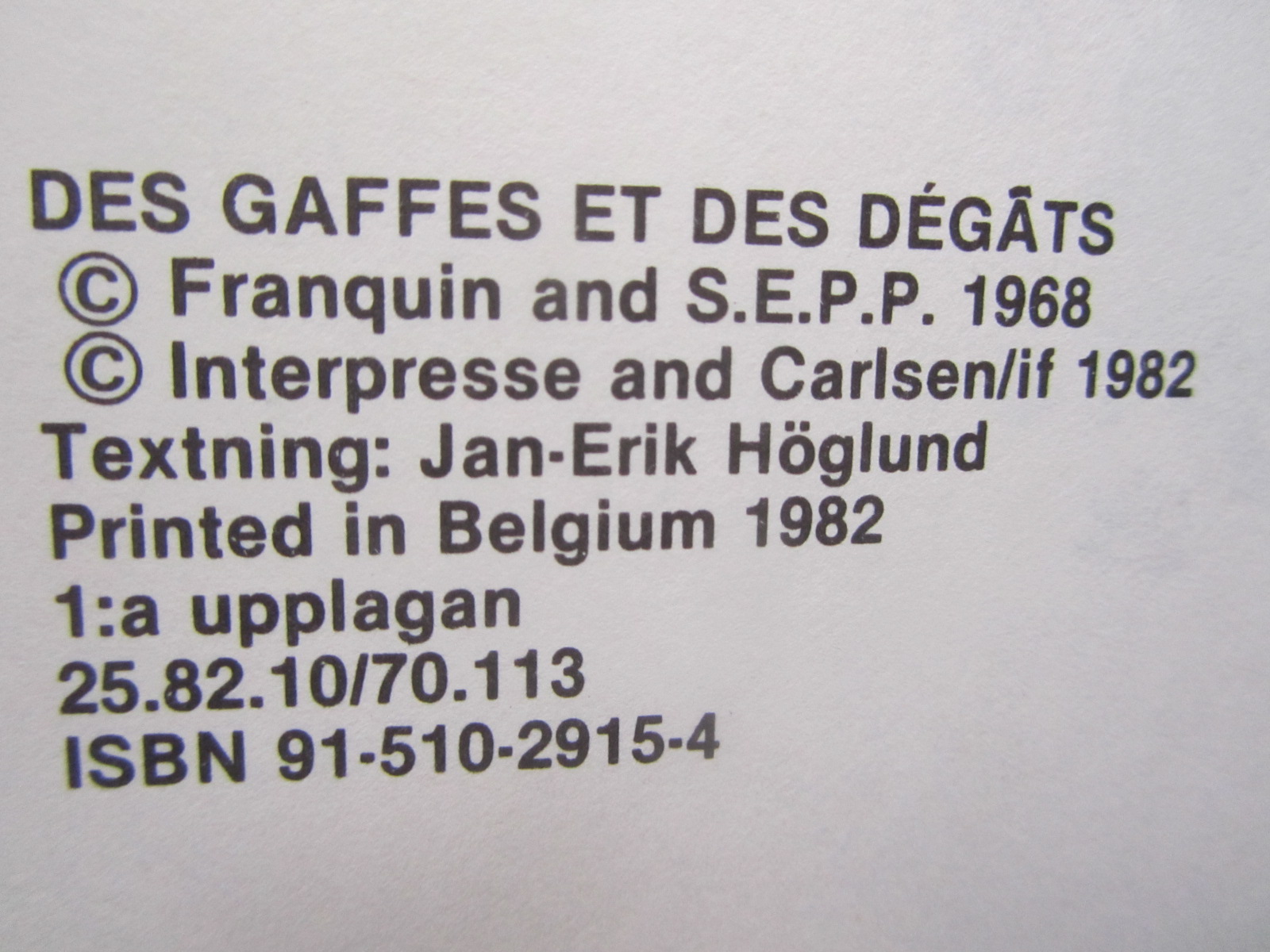 Gaston 13 Missar i massor 1:a uppl. - 4