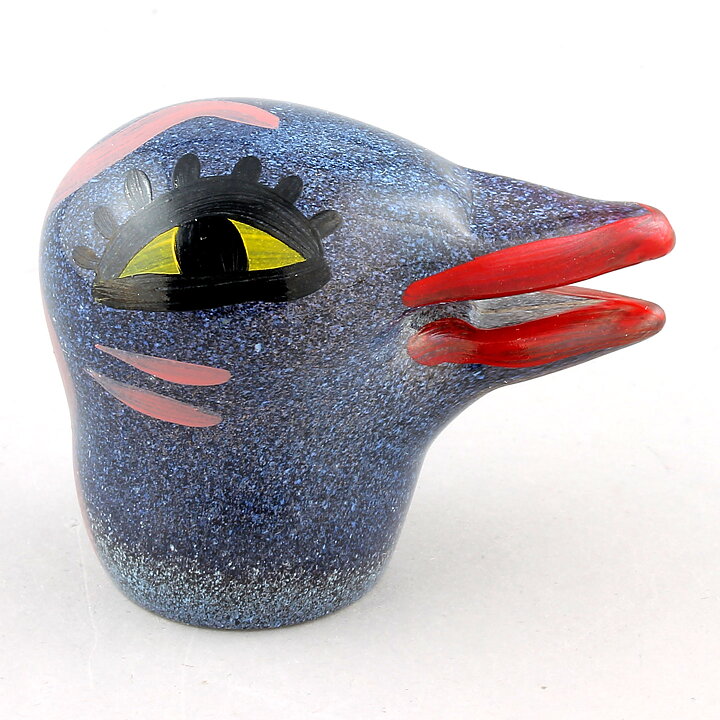 Ulrica Hydman Vallien (Birdy 1980s) Brilliant Bird Sculpture (7 cm)