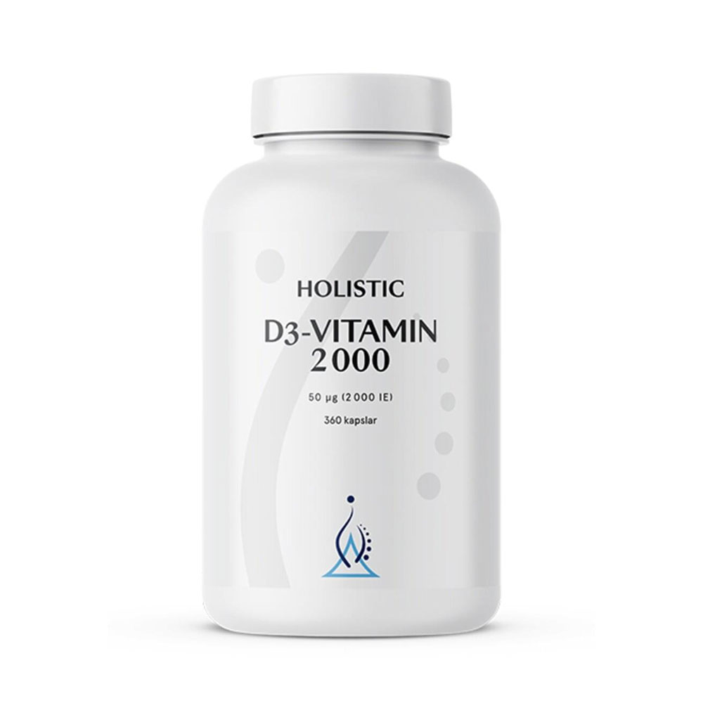 D3 vitamin 2000 IE 360 kap Holistic