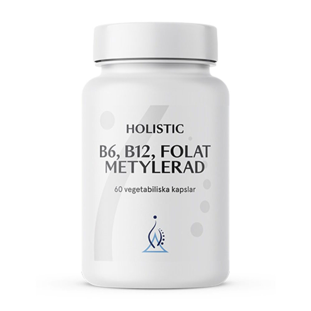 B6, B12, Folat Metylerad 60 kap Holistic
