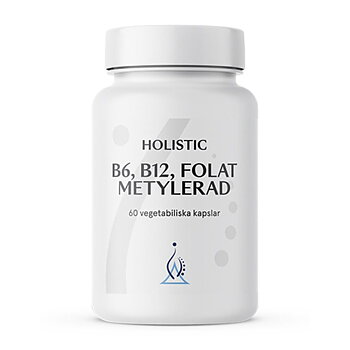 B6, B12, Folat Metylerad 60 kap Holistic