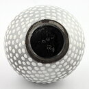 Ingrid Atterberg (Västkust 1943) Swelling Vase with White Dots 12 cm