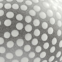 Ingrid Atterberg (Västkust 1943) Swelling Vase with White Dots 12 cm