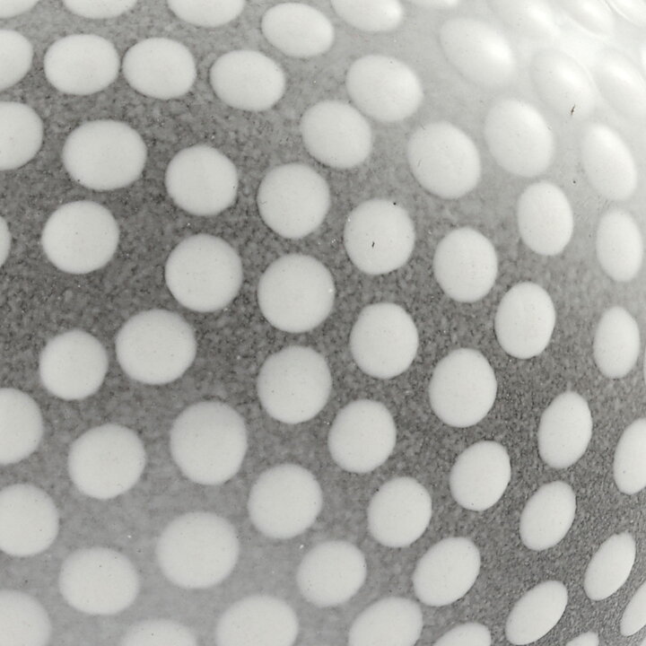 Ingrid Atterberg (Västkust 1943) Swelling Vase with White Dots 12 cm